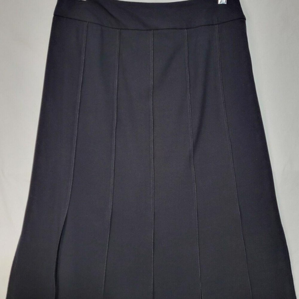 Elliott Lauren Black Pleated Skirt w/ Flaps/Frills Women's Size 4 - USA Vintage